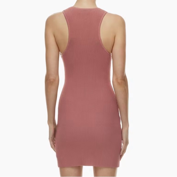 NWT Aritzia Babaton Sculpt Knit Racer Mini Dress XS - Picture 2 of 5